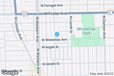 Map image of the property - 2252 W Winnemac Ave