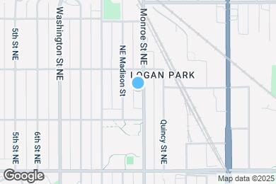 Map image of the property - 1400 Monroe St NE