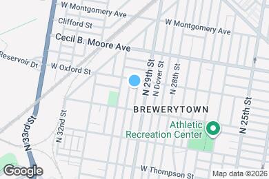 Map image of the property - 1542 N Hollywood St