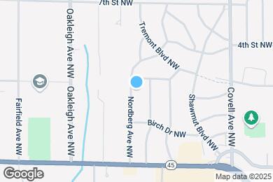 Map image of the property - 546 Nordberg Ave NW