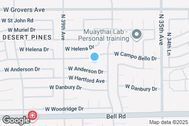 Map image of the property - 3727 W Campo Bello Dr