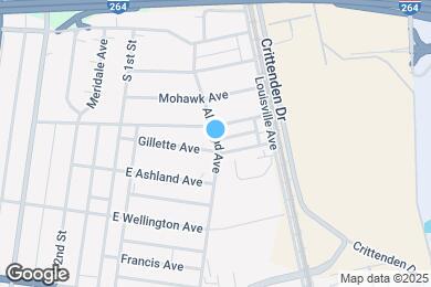 Map image of the property - 175 Gillette Ave