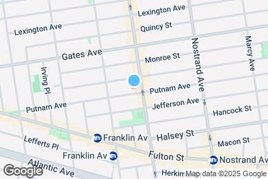 Map image of the property - 191 Putnam Ave