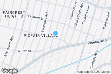 Map image of the property - 1668 S Stanley Ave