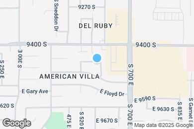 Map image of the property - 9478 S Jene Dr
