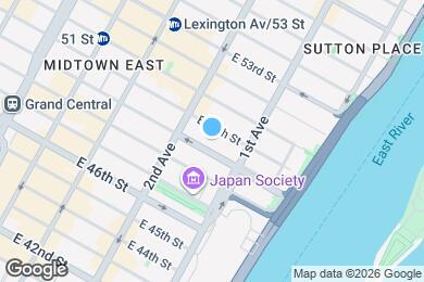 Map image of the property - Corner 1-Bedroom in Midtown East | 11th Floor, Full-Service Building