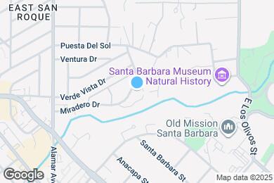 Map image of the property - 2727 Miradero Dr