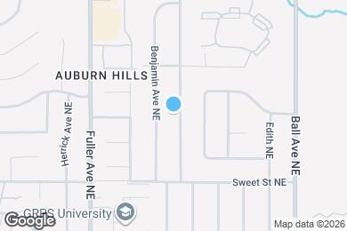 Map image of the property - 1729 Carlton Ave NE