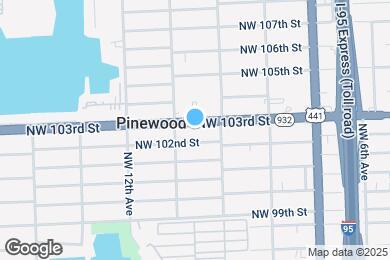Map image of the property - 1052 NW 103rd St