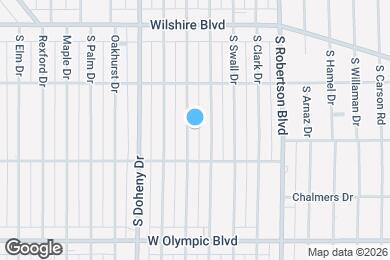 Map image of the property - 244 S Almont Dr