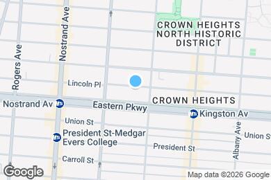 Map image of the property - Stunning Brand New 3 Bed 2 Bath in Crown Heights Brownstone!