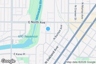 Map image of the property - 2102 N Cambridge Ave