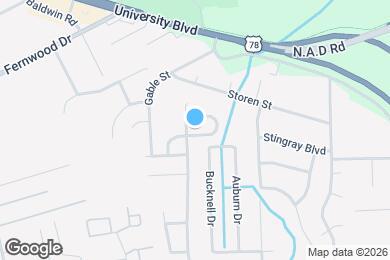 Map image of the property - 2413 Thoreau St