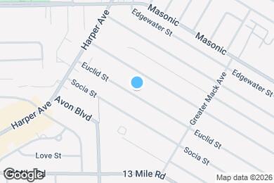 Map image of the property - 22521 Euclid