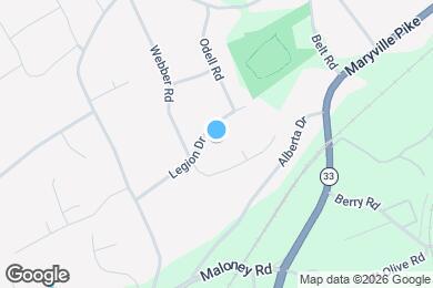 Map image of the property - 2512 Legion Dr