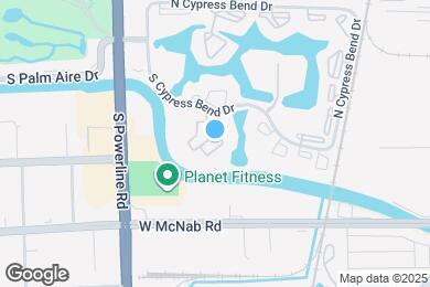 Map image of the property - 2306 S Cypress Bend Dr