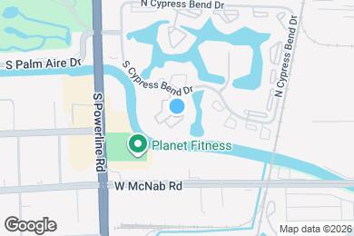 Map image of the property - 2316 S Cypress Bend Dr