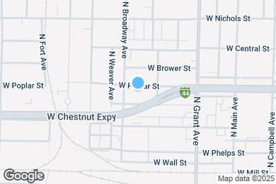 Map image of the property - 930 W Poplar St