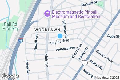 Map image of the property - 315 Sayles Ave