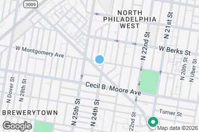 Map image of the property - 2409 Ridge Ave