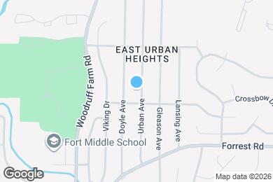 Map image of the property - 3015 Urban Ave