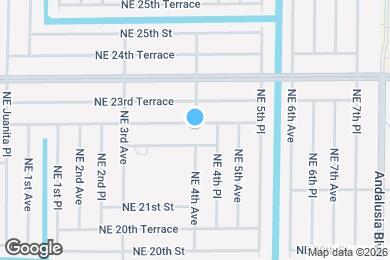 Map image of the property - 346 NE 23rd St