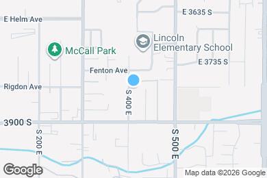 Map image of the property - 3805 S 400 E