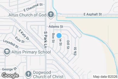 Map image of the property - 1033 Coe St