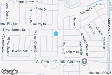 Map image of the property - 6604 Shoal Creek Dr