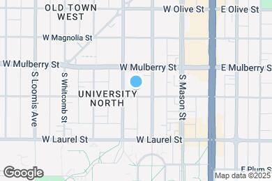 Map image of the property - 318 W Myrtle St