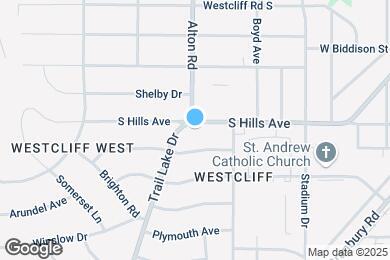 Map image of the property - 3547 S Hills Ave