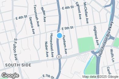 Map image of the property - 425 S Columbus Ave