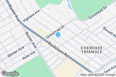 Map image of the property - 1120 Cherokee Rd