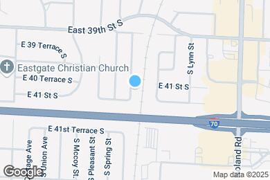 Map image of the property - 4021 S Osage St