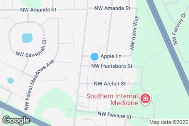 Map image of the property - 3839 NW Huntsboro St