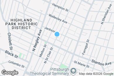 Map image of the property - 837 N St Clair St