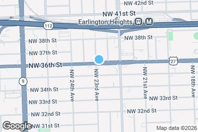 Map image of the property - 3599 NW 23rd Ave