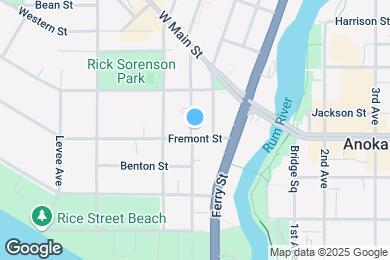 Map image of the property - 215 Fremont St