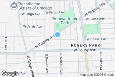 Map image of the property - 1912 W Chase Ave