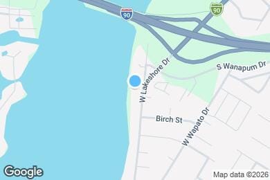 Map image of the property - 3312 W Lakeshore Dr