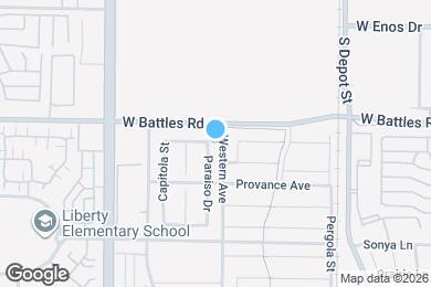 Map image of the property - 1608 Paraiso Dr