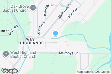 Map image of the property - 1013 25th Ave