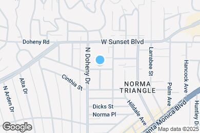 Map image of the property - Sunset and Doheny