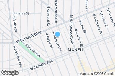 Map image of the property - 1312 N Kenwood St