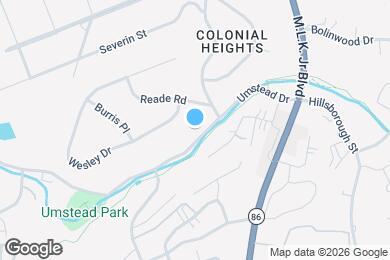 Map image of the property - 304 Umstead Dr