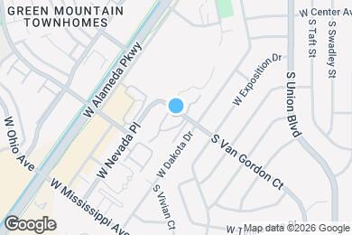 Map image of the property - 857 S Van Gordon Ct