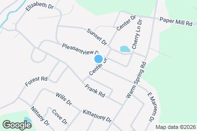 Map image of the property - 695 Center Drive