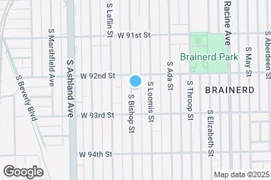 Map image of the property - 9221 S Bishop St
