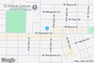 Map image of the property - 1321 W Sylvester St