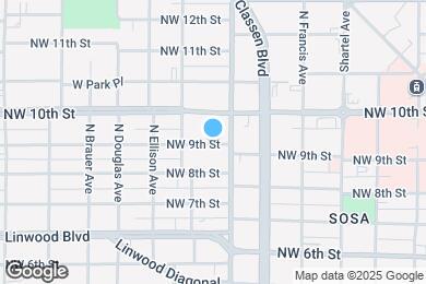 Map image of the property - 1115 NW 9th St